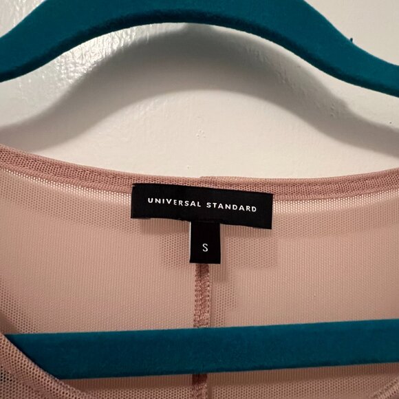 Universal Standard Thames Fog Dress *Sheer outer dress only - Picture 3 of 4